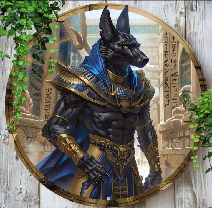 "Guardian of the Afterlife: Anubis Medallion"