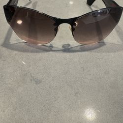 Miu Miu SMU52P rimless women’s glasses black w/red authentic no case