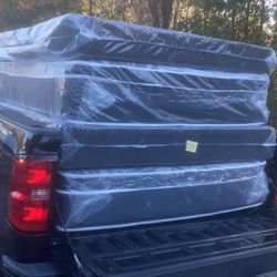 Queen Pillowtop Mattress And Box Spring New In Plastic Free Delivery In Atlanta 