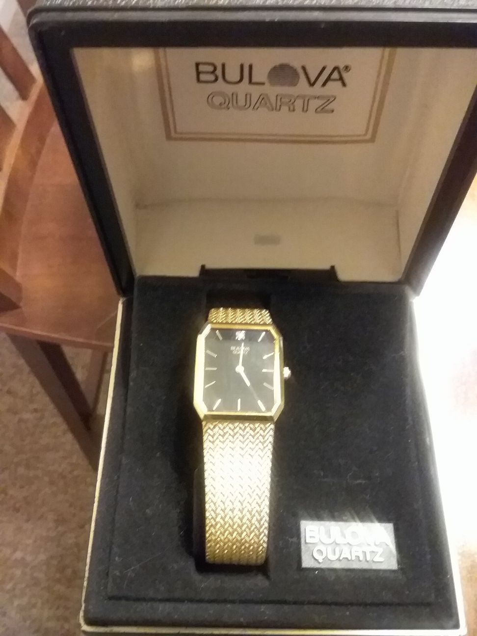 Bulova 14k gold plated watch