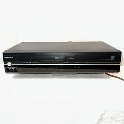 Toshiba Black Edition Hi-Fi Stereo VCR DVD Combination-TESTED-Plays Well-Newer Model-Demonstration Available 