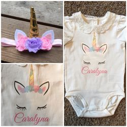 Unicorn onesie