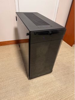 Large computer case and AIO CPU cooler