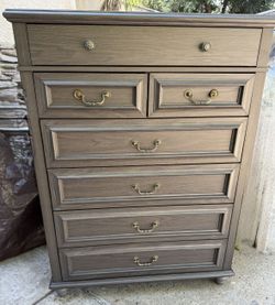 Tall grey Dresser