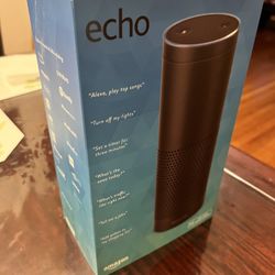 Amazon Echo Smart Speaker With Box