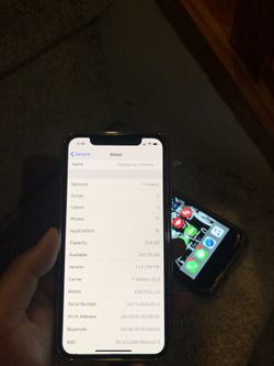 Factory unlocked iPhone X 256gb with small crack in back barely noticeable. Trade for another factory unlocked iPhone X 64gb and cash or unlocked iPh