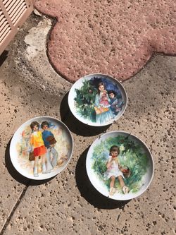 Paul Durand collectible Plates