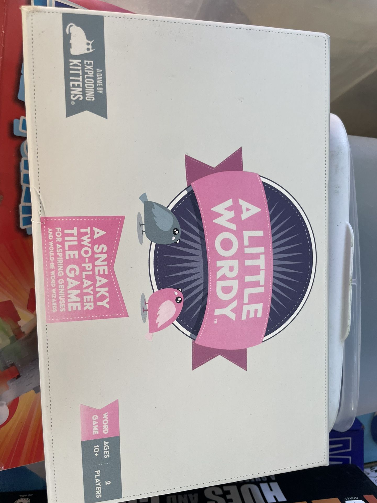 A Little Wordy Board Game 