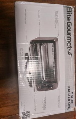 elite gourmet 2 slice toaster oven