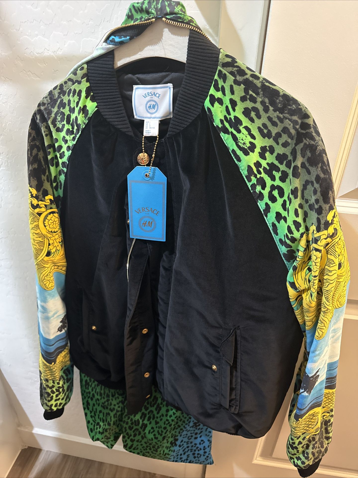 Versace & H&M Collab Bomber Jacket Size L - 800$