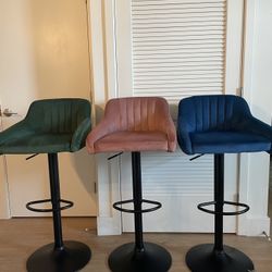 Velvet Bar Chairs