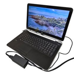 HP Pavilion 15-n225nr 15" Laptop AMD A10-5745M 2.1GHz 8GB Ram 750GB Windows 10