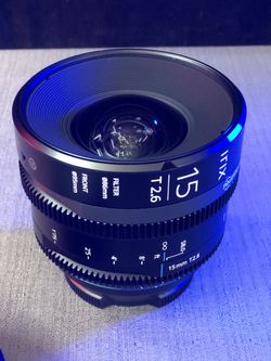 Irix 15mm T2.6 Cine lens Ultra HD 8K ready optics with EF or RF adapter