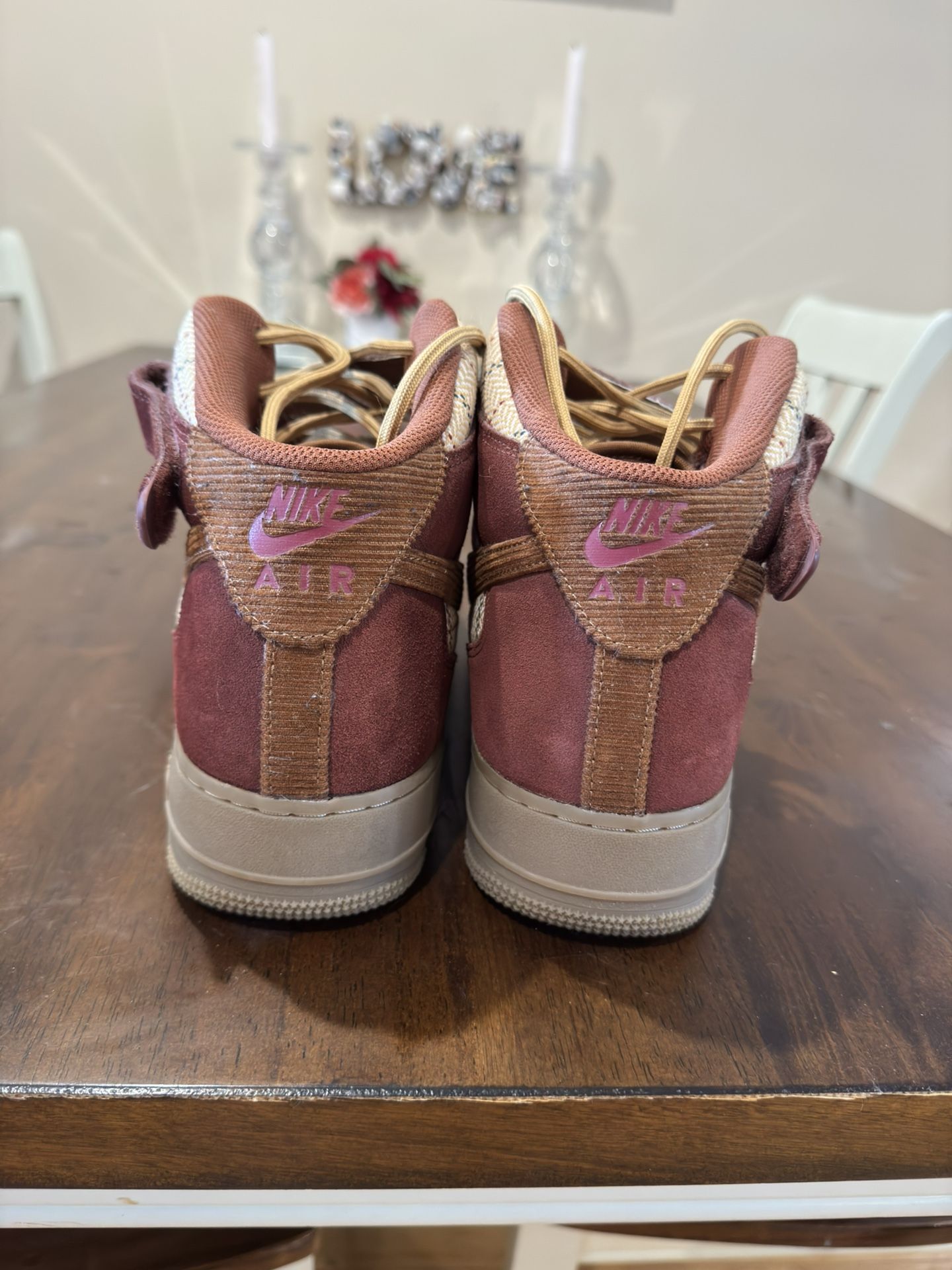 Nike Air Force 1 Mid Plaid Brown CT1206-900 (Size 13)