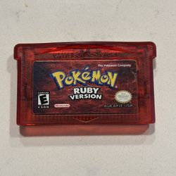og pokemon ruby red gba