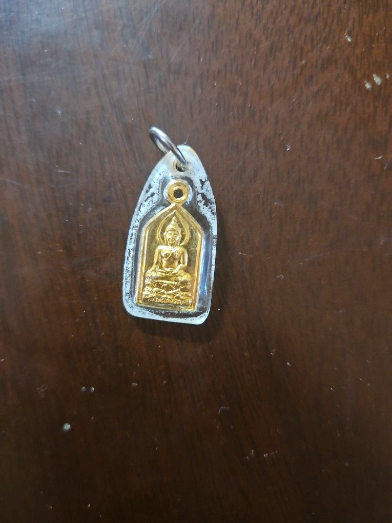 Vintage Enclosed Buddha Pendant