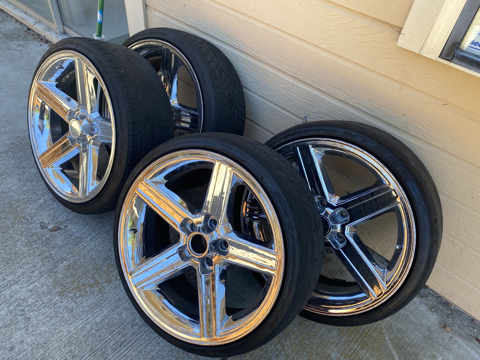 20 Inch Chrome Iroc Rims and Tires