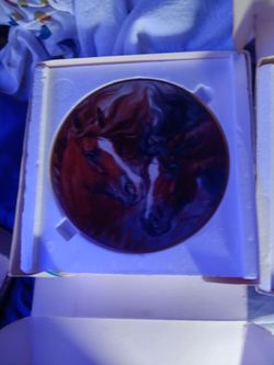Harland young inspired kern collectors limited edition horse plates