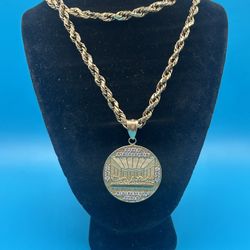 10k Last Supper Necklace 