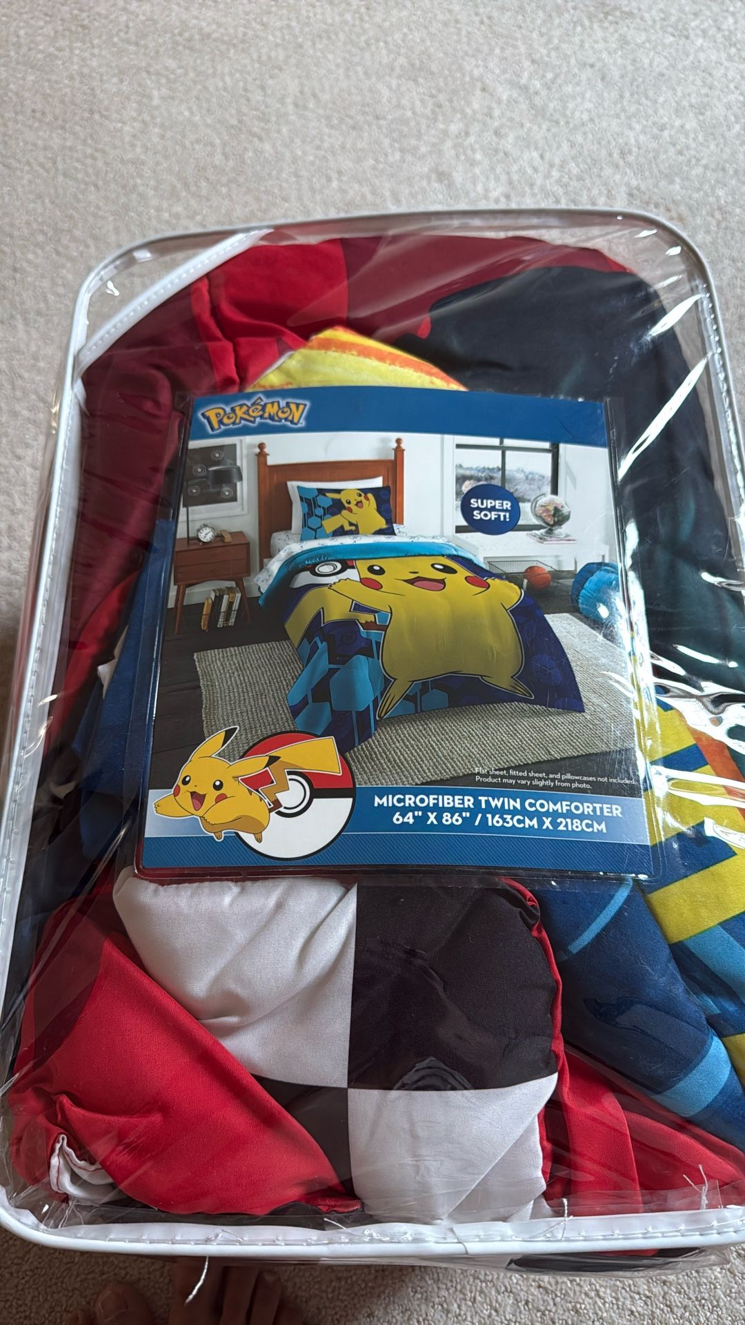 Pokémon Microfiber Twin Comforter