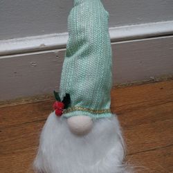 Decorative Gnome With A Green Hat And White Beard, Perfect For Home Decor