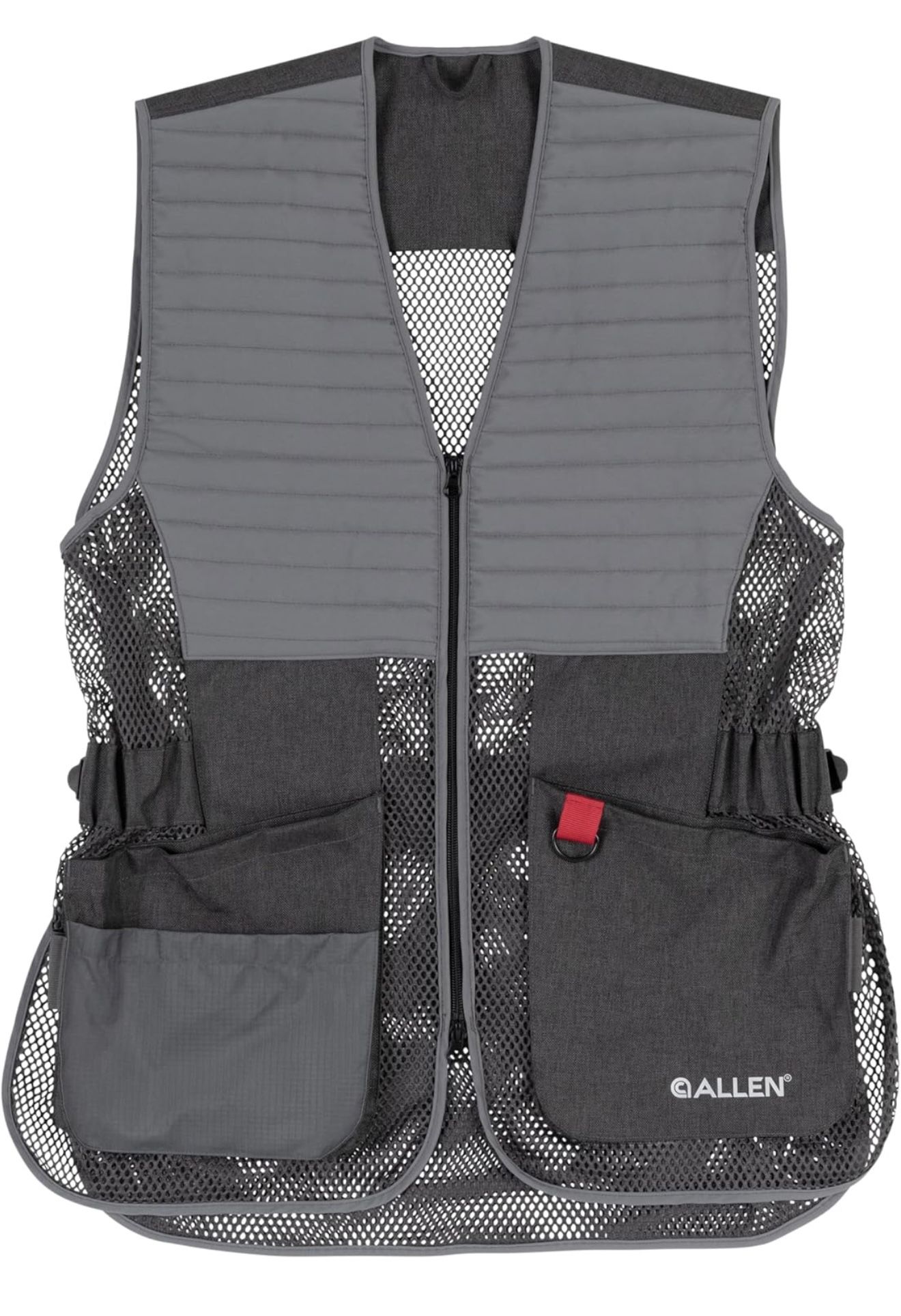 Allen Company Men's Competitor Shooting Vest – Mesh Vest with Moveable Shoulder Pad, Deep Pockets & Side Straps  Size: XL  Fabric type Polyester Care 