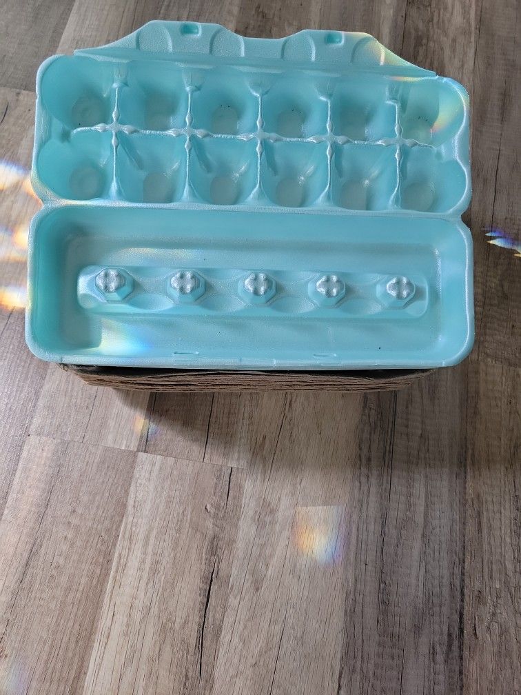 Empty egg Boxes