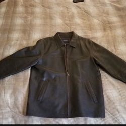Leather Genuine Jacket by Sonoma