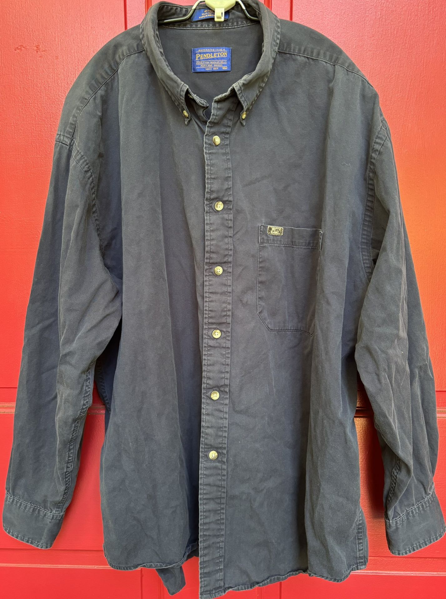 Vintage Pendleton Cotton Shirt, XL