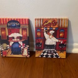 4 Canvas kitchen plaque