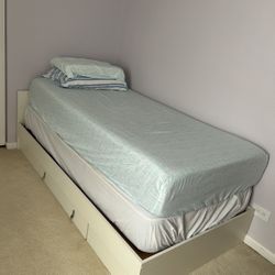 Twin Bed Frame With Storage 