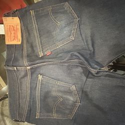 Levis Blue Jeans 32 Rockabilly Attire
