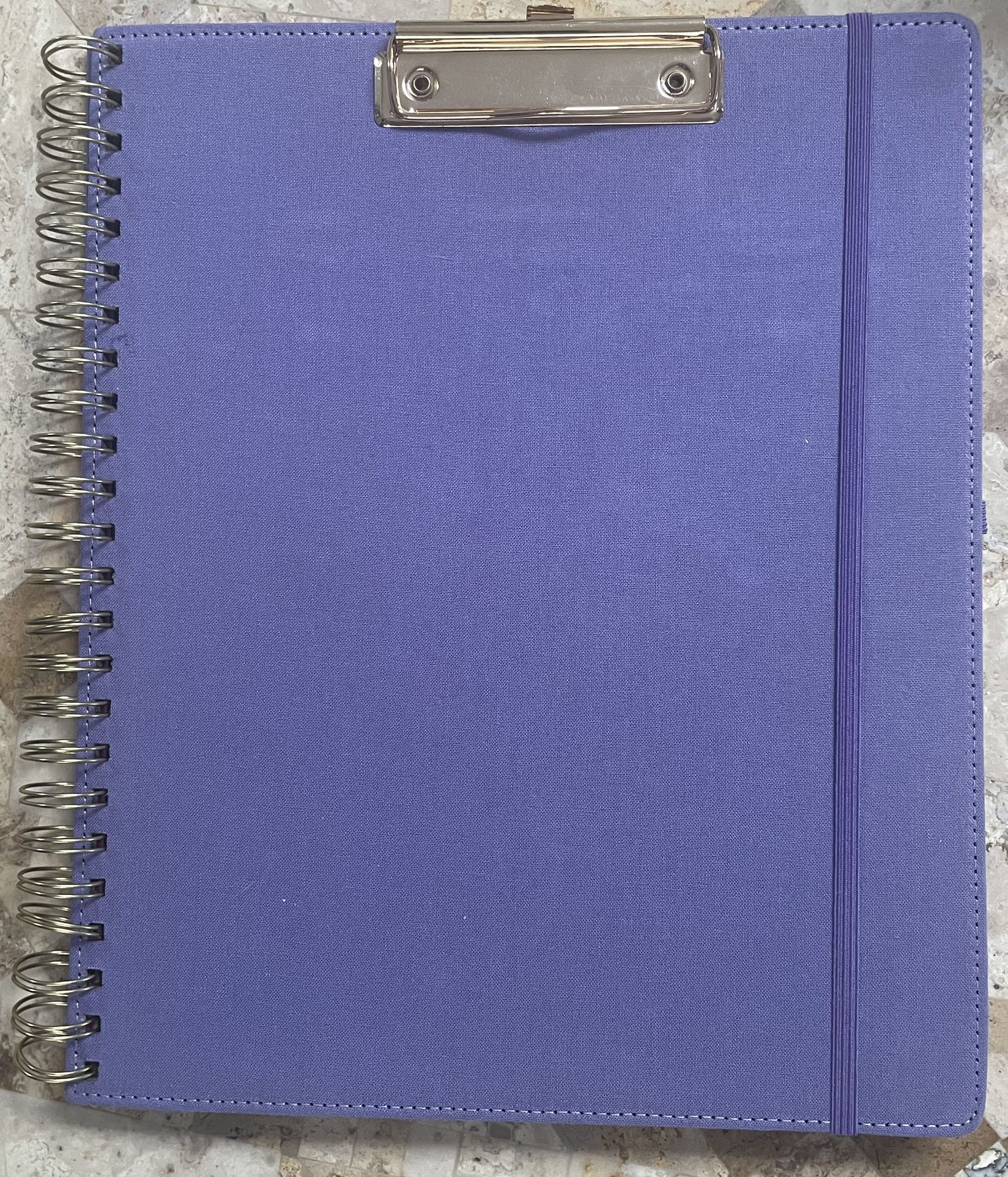 Lavender foldable Spiral Clipboard Folio