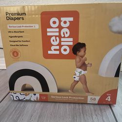 Bello Hello Diapers Size 4 58 Diapers 