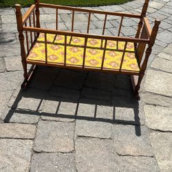 Rocking Doll Bed