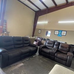 Recliner Sofa & Loveseat 