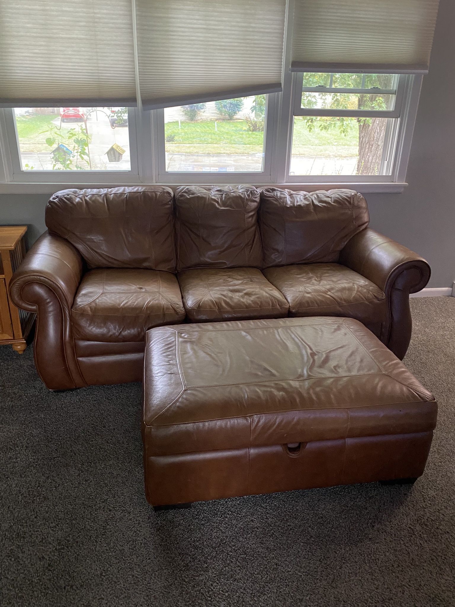 Leather Couch 