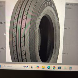 295/75R22.5 Kumho Tire Trailer