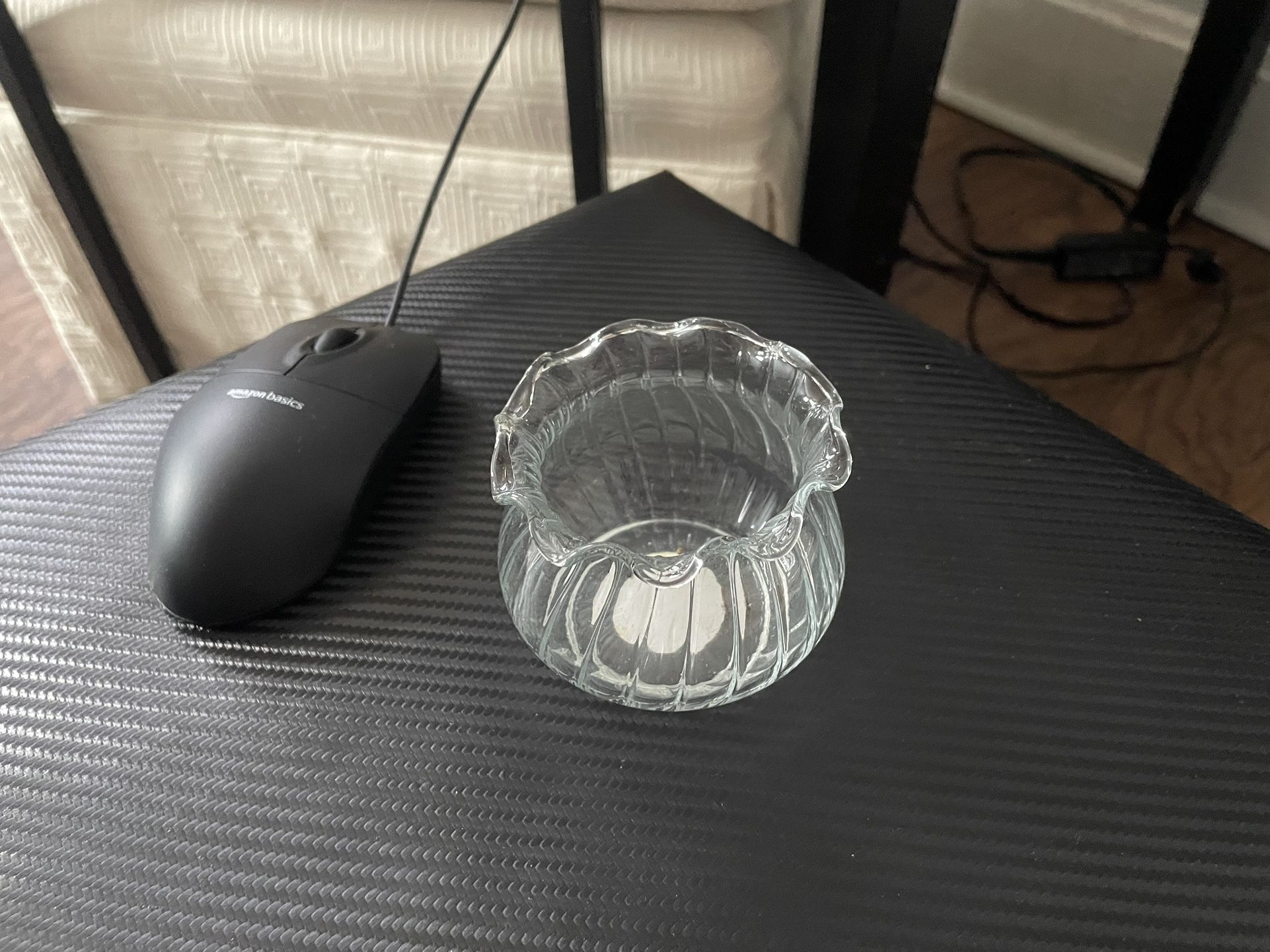 Glass Candles Holder