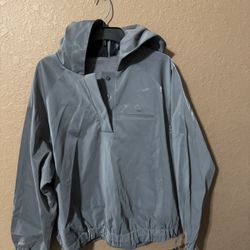 🔥🔥🔥adidas Blue Version High Shine Half Zip Hoodie (sz. M)