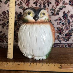 Sierra Vista Owl Cookie Jar 1950s 
