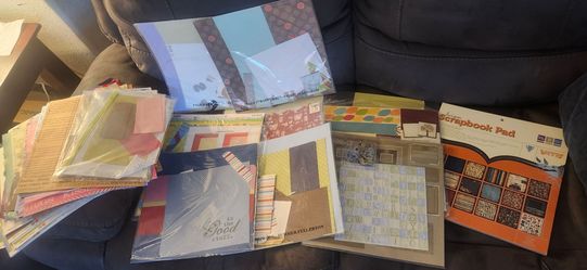 Scrapbook paper lot