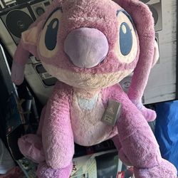 Angel pink plush lilo and stitch big