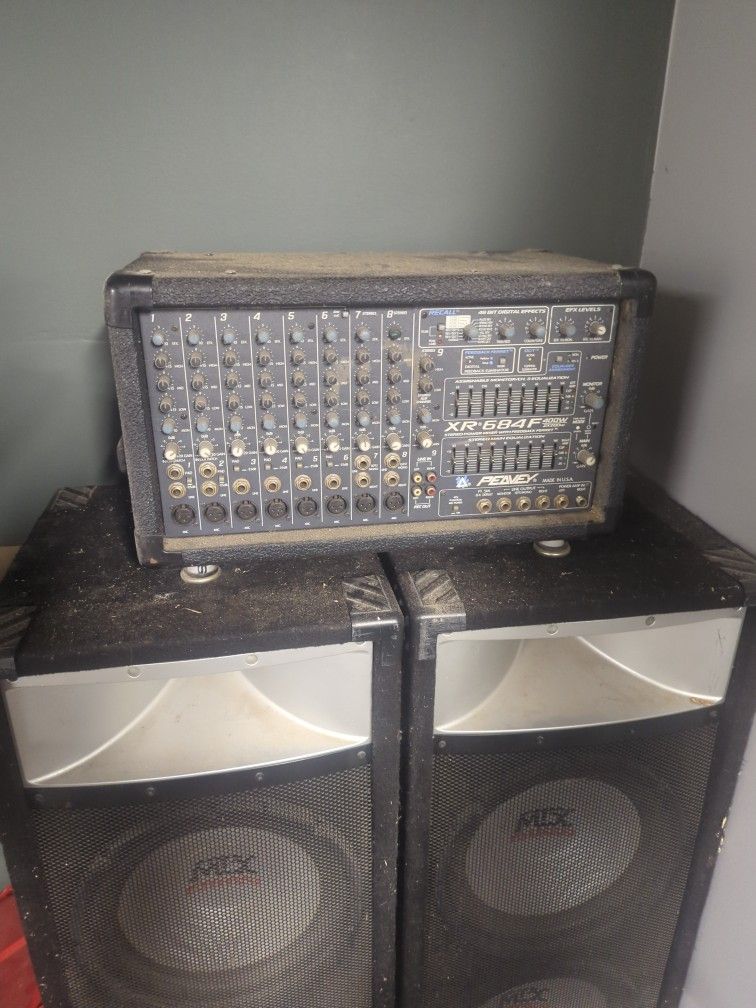 PA Setup W/ 2 Speakers