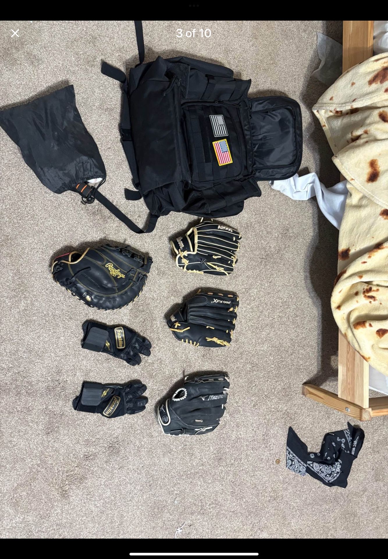 Baseball gear high demand items