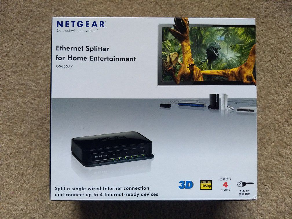 Netgear home entertainment switch