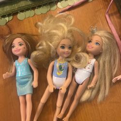 Vintage Chelsea Barbies, A Lot Of Three