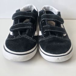 Vans Old Skool Toddler Sneakers Black White