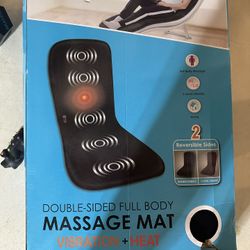 Massage Mat With Heat And Vibrations