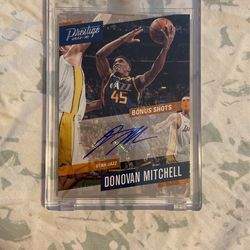 2017 Prestige Donovan Mitchell Autographed RC 